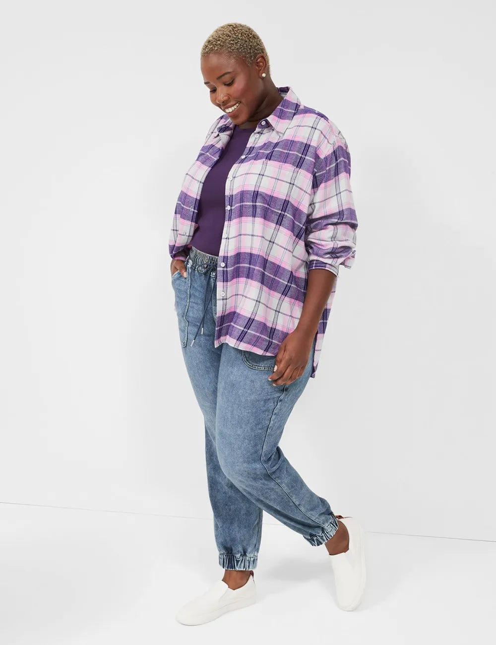 Pull-On Boyfriend Jogger Jean