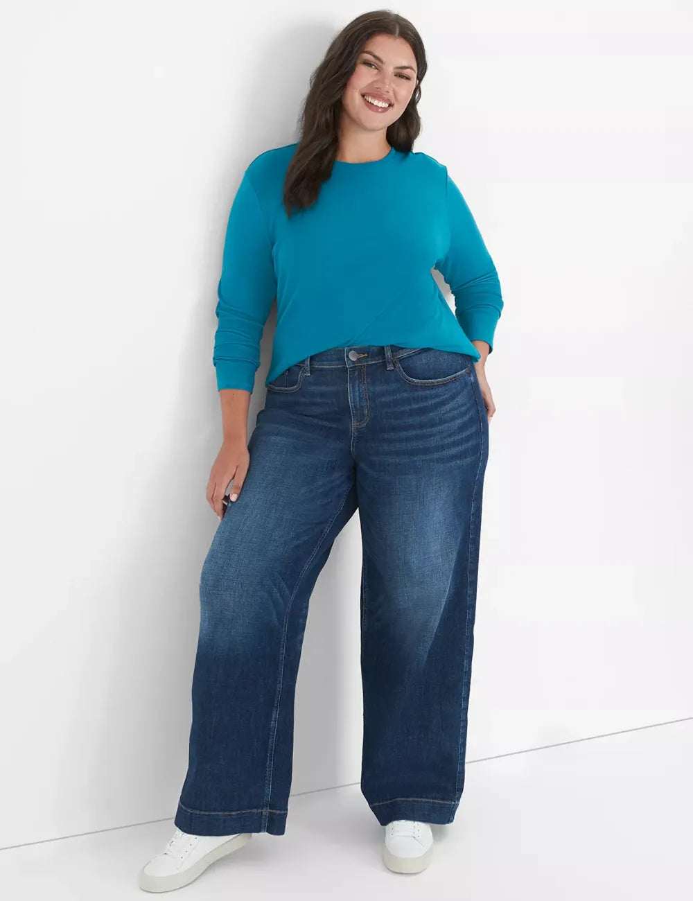 Signature Fit Wide Leg Jean