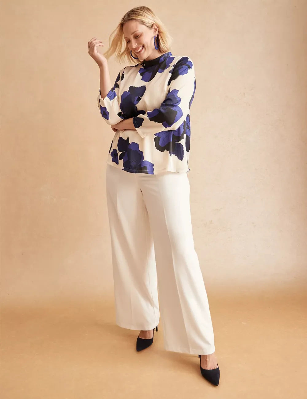 High-Rise Perfect Drape Wide Leg Pant - Fully Lined