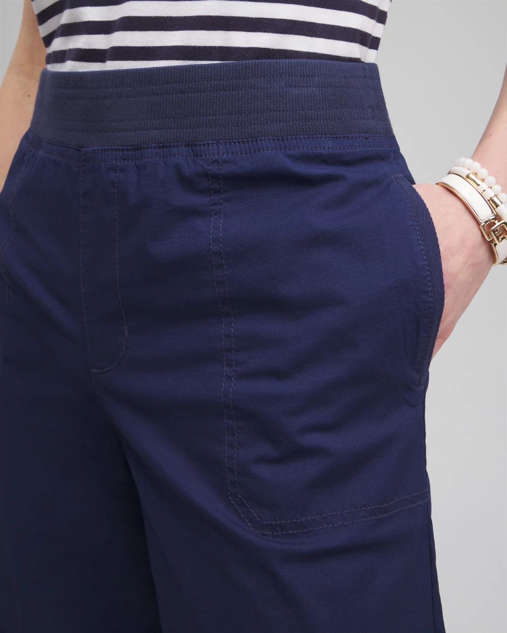 Poplin Culotte Pants