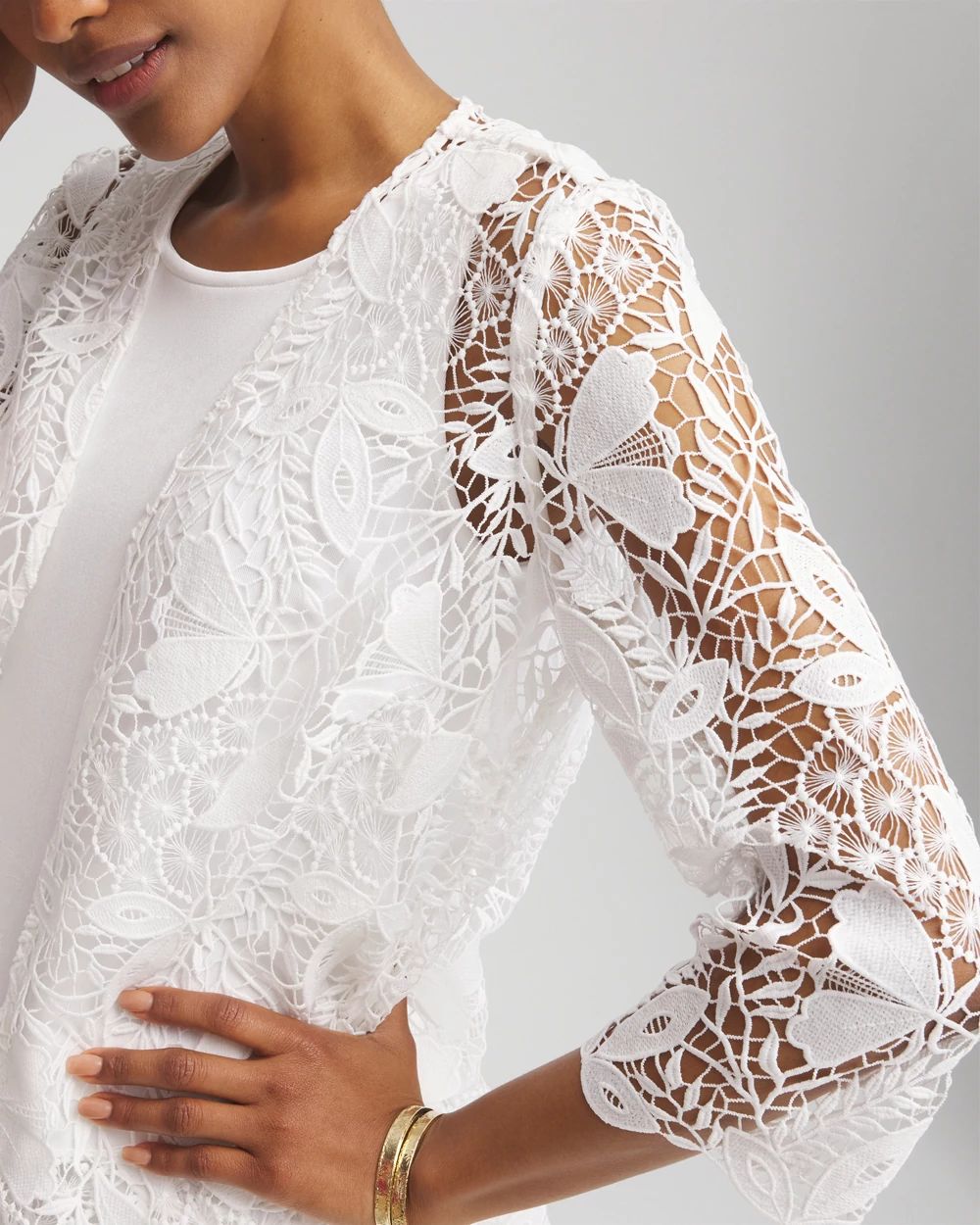 TravelersTM Collection Lace Jacket