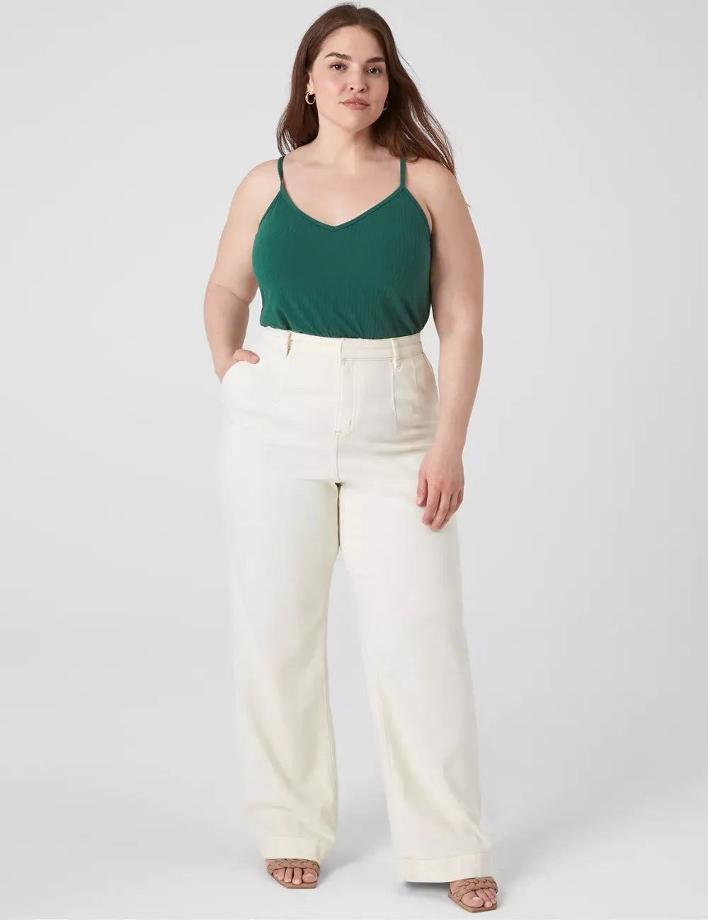 V-Neck Rib Cami