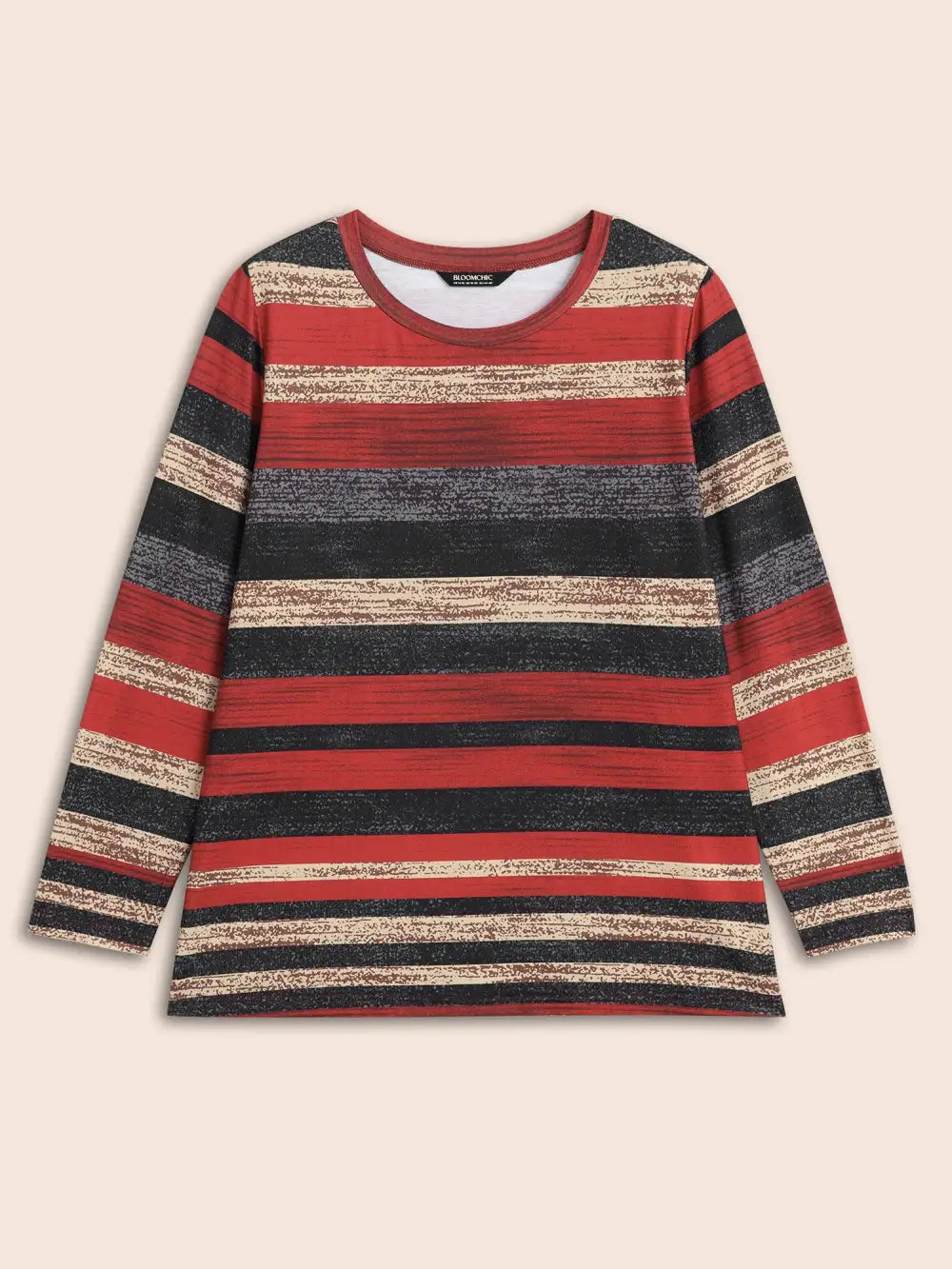 Holiday Colorful Striped Tee