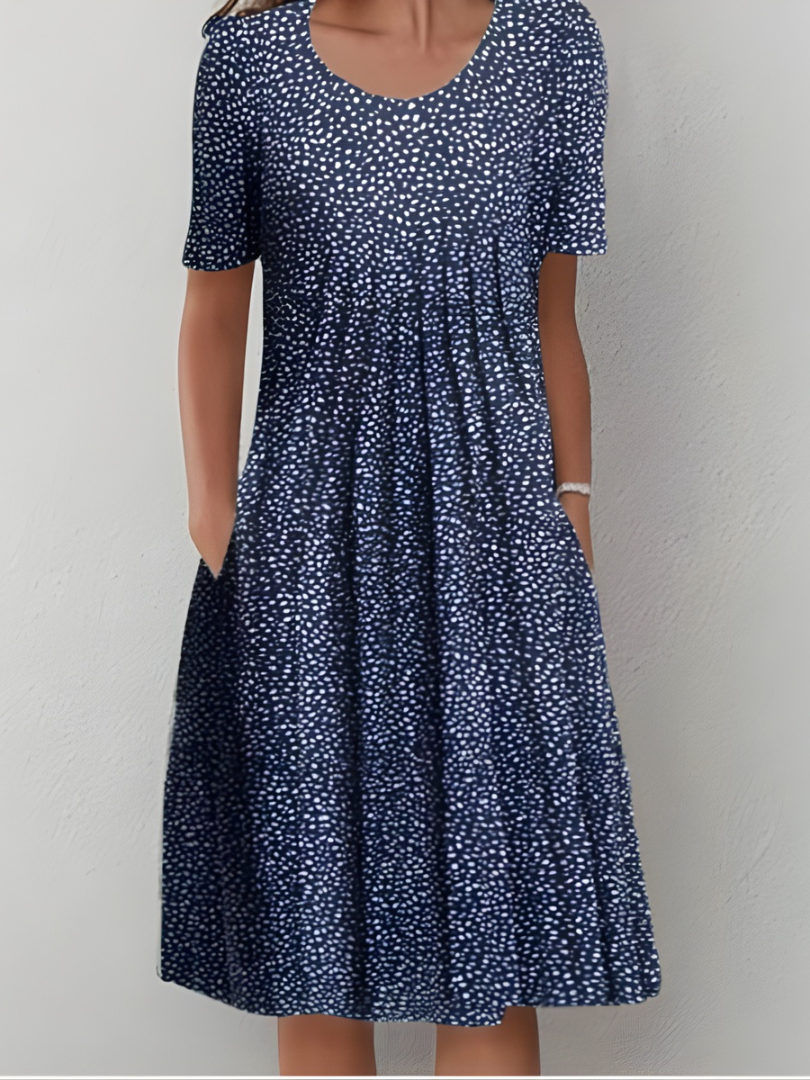 Amelia - Soft-Touch Pleated Dress