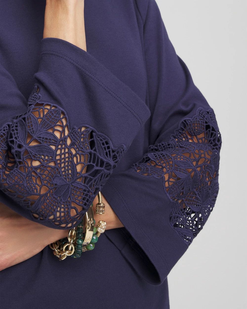 Lace Sleeved Top