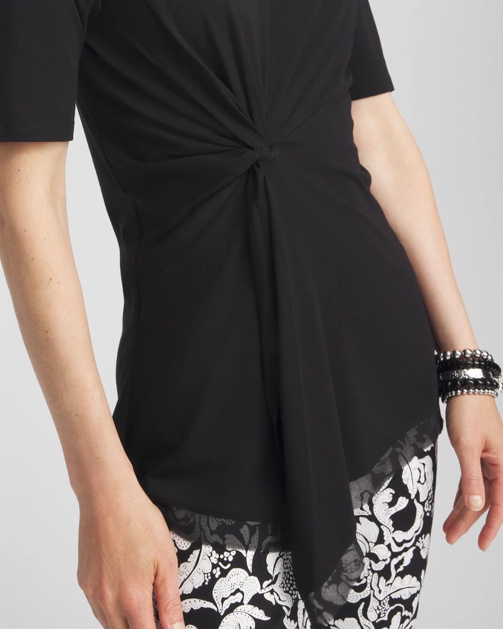 Touch of CoolTM Draped Tunic