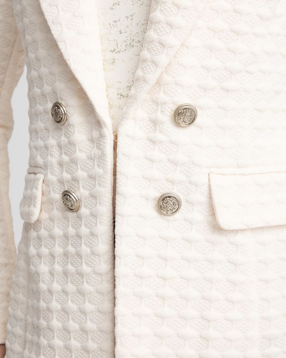 Textured Ponte Blazer