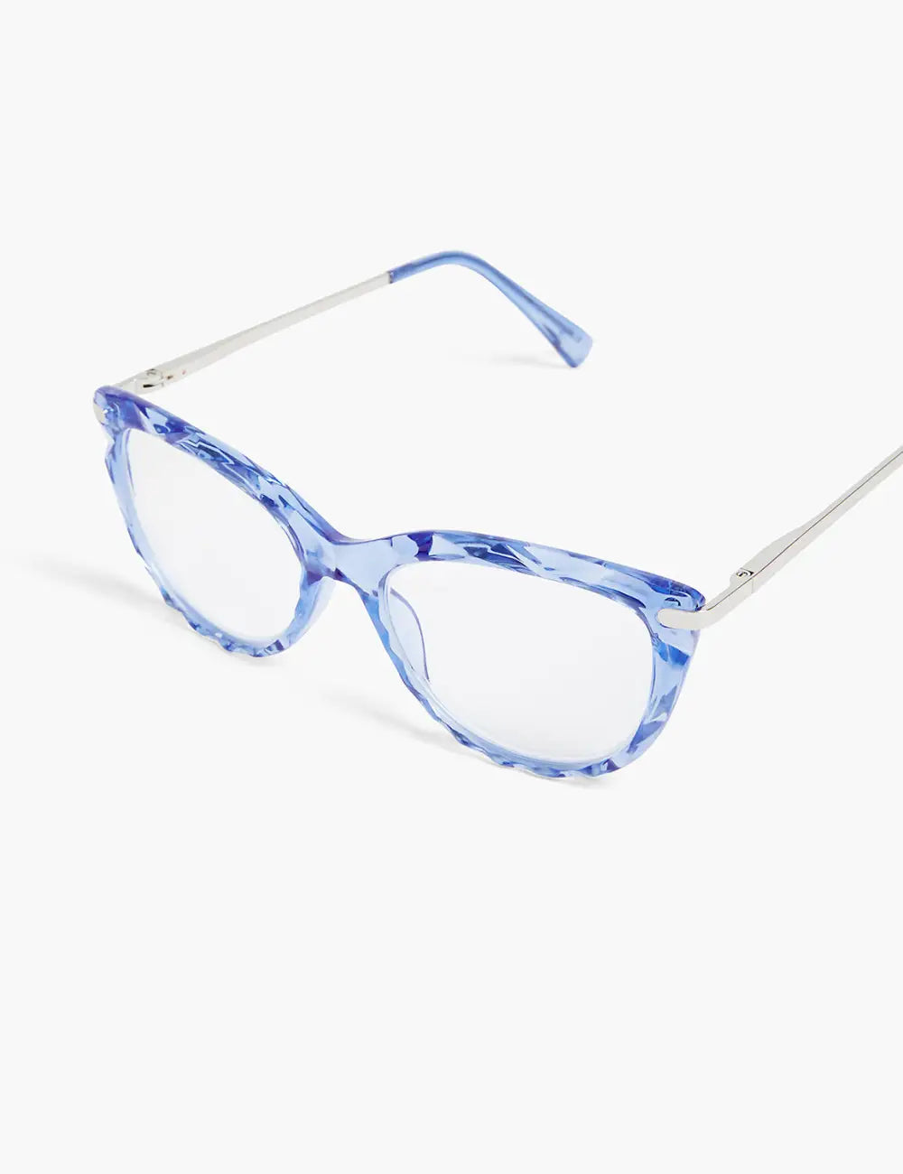 Textured Cateye Reader Glasses