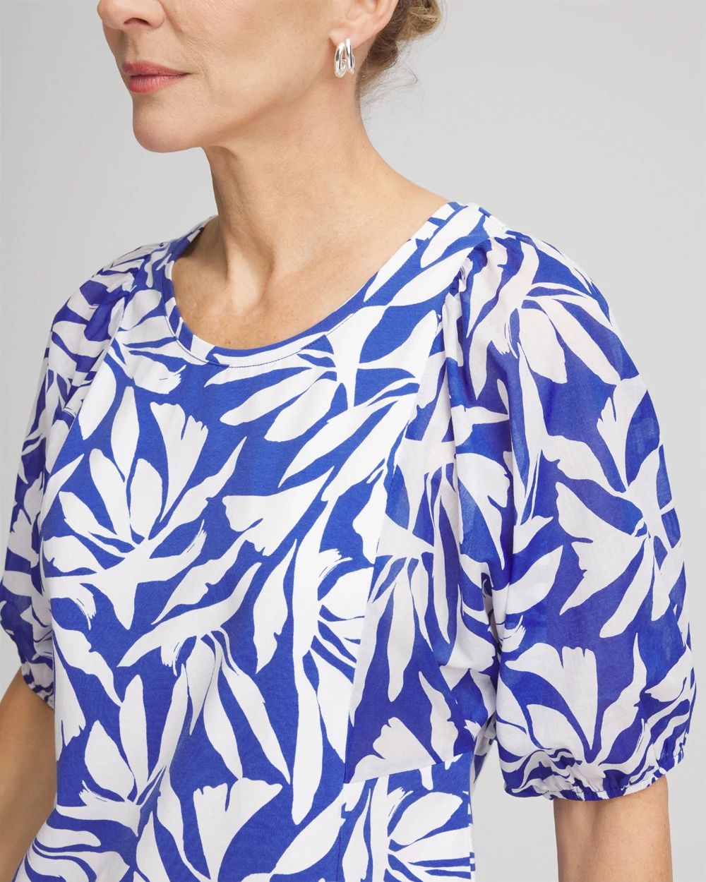 Dolman Short Sleeve Knit Top