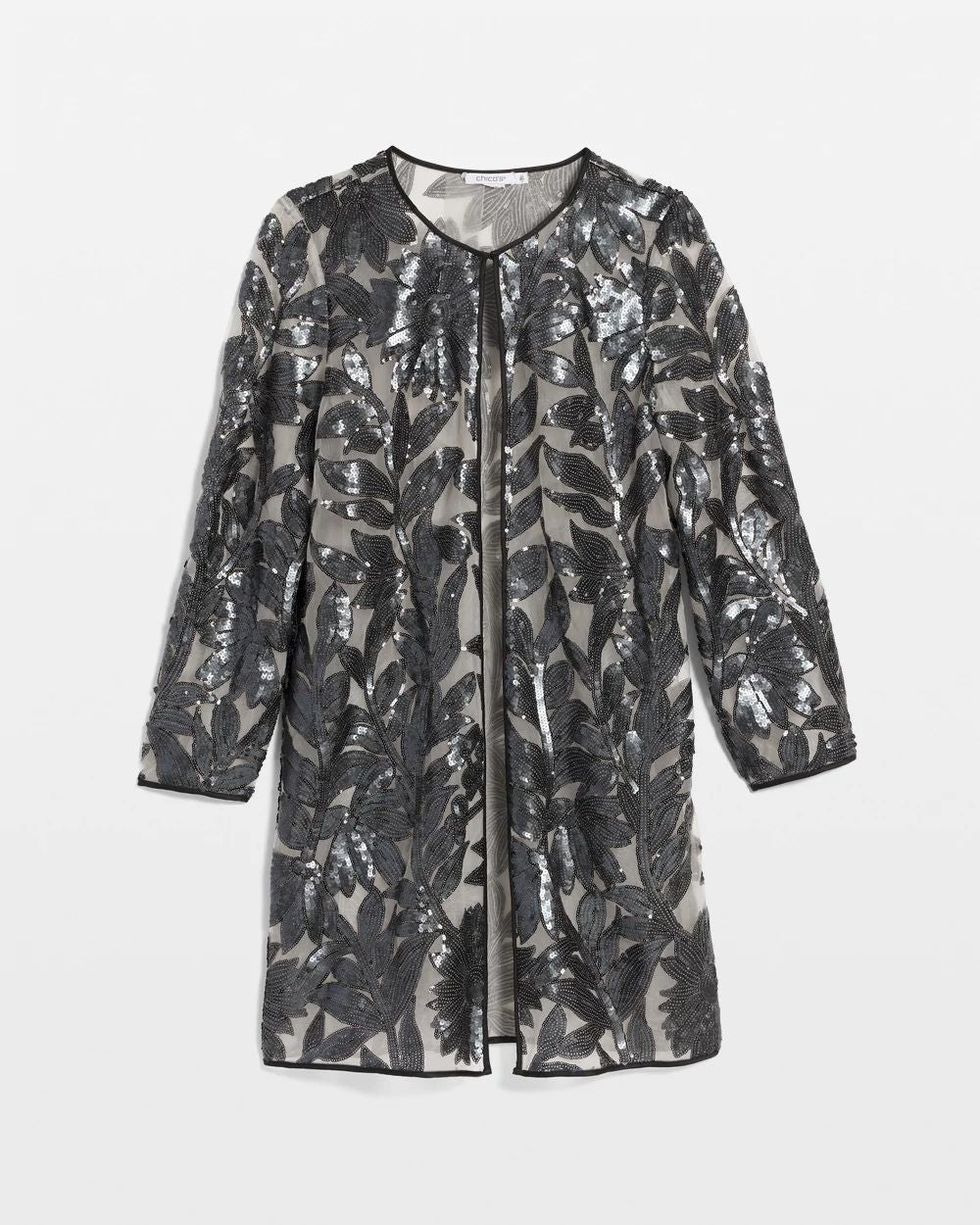 TravelersTM Collection Lace Sequin Jacket