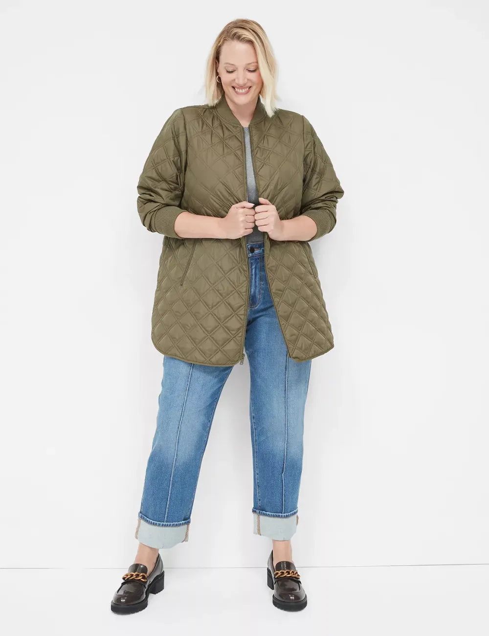 Relaxed Straight Jean With Seam Detail