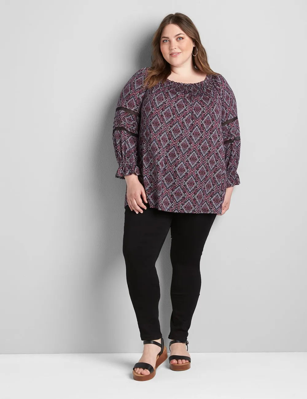 Straight Fit High-Rise Sateen Skinny Jean
