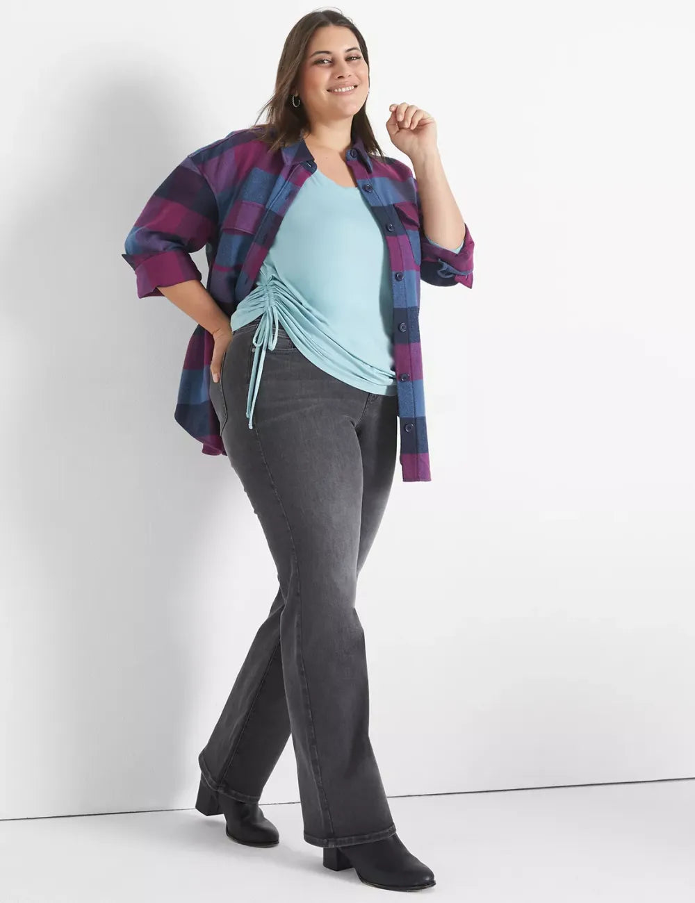 Classic Side-Ruched Tee