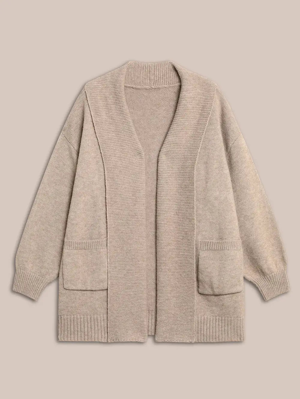 Airy Cozy Shawl Collar Wool Cardigan