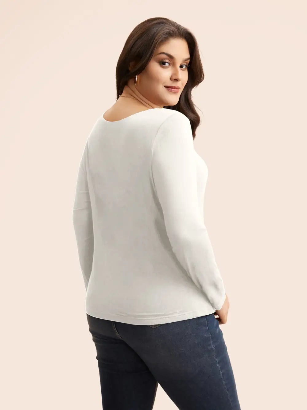 Supersoft Essentials Solid U Neck T-Shirt