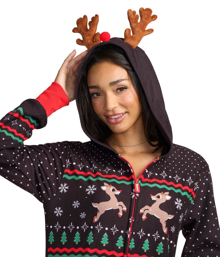Women's Fair Isle Rudolph Jumpsuit