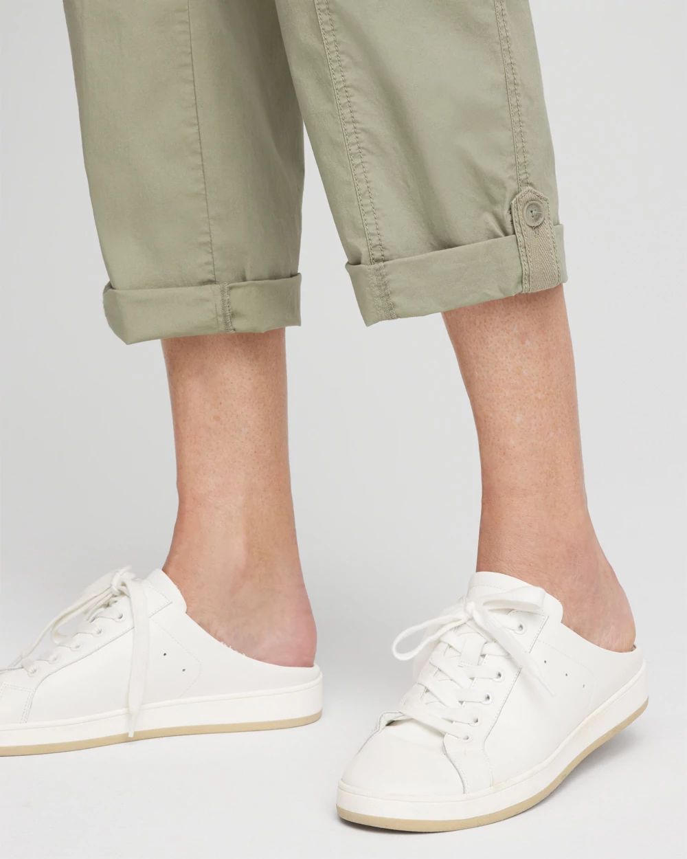 Poplin Cropped Pants