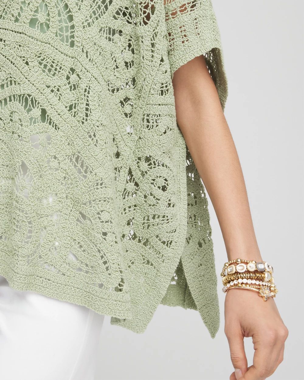 Crochet Lace Poncho