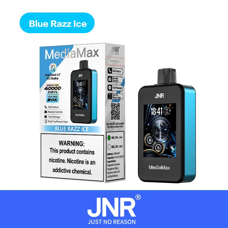 JNR Media Max 40000 40K Puffs Original Intelligent Disposable Vape