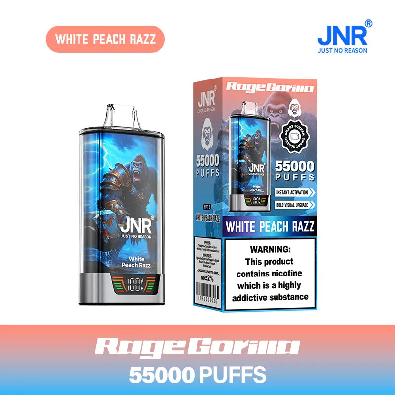 JNR Rage Gorilla 55K 55000 Puffs Smart Display Original Disposable Vape