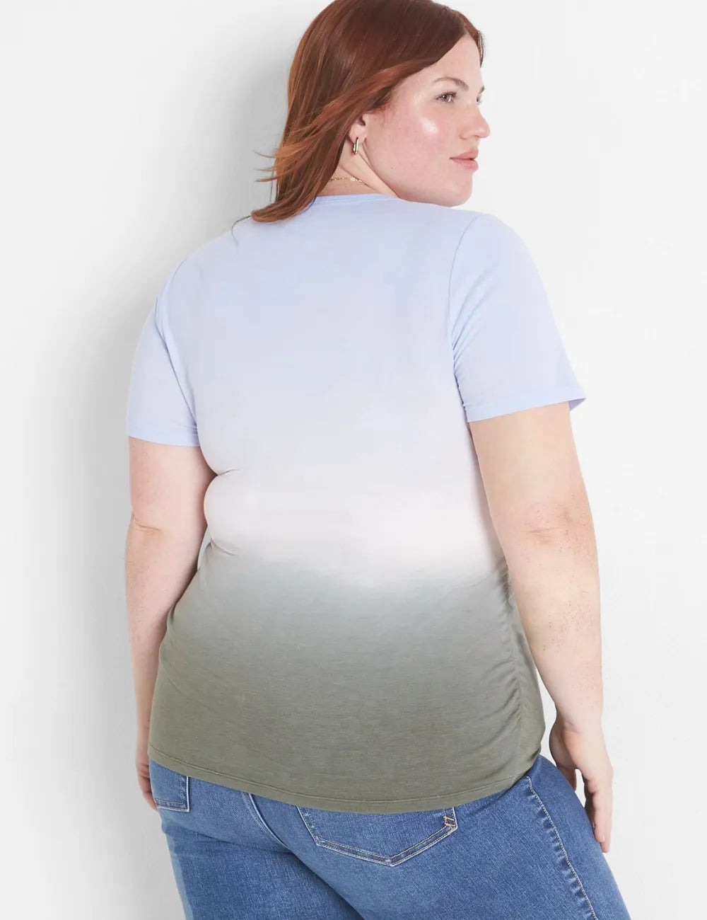 Modern Jersey Side-Ruched Tee