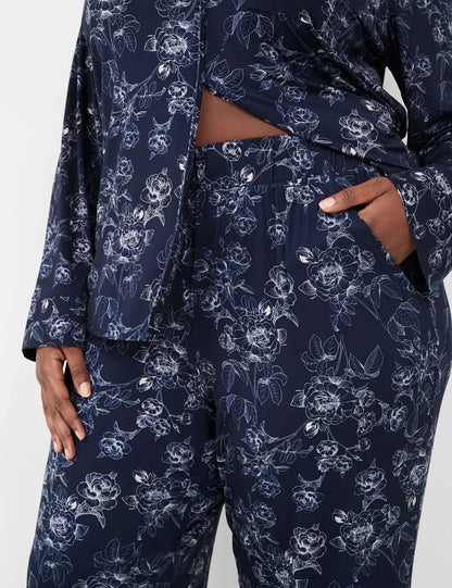 DreamyCool Collar-Shirt & Pant PJ Set