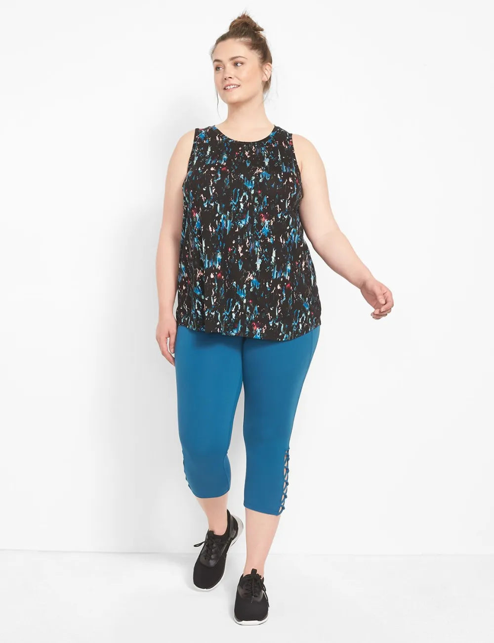 LIVI High-Neck V-Back Tank