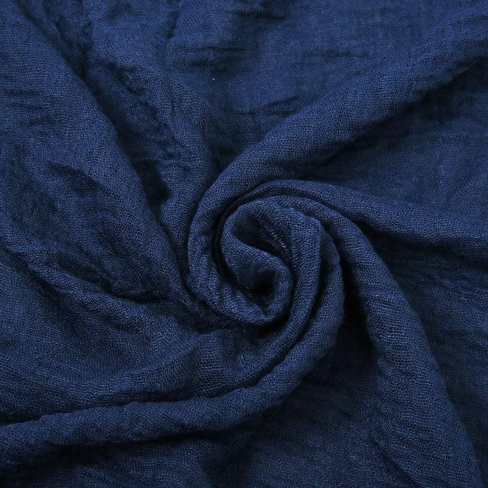 Soft Cotton Hemp Scarf Wrap Long Hijab Scarves for Women