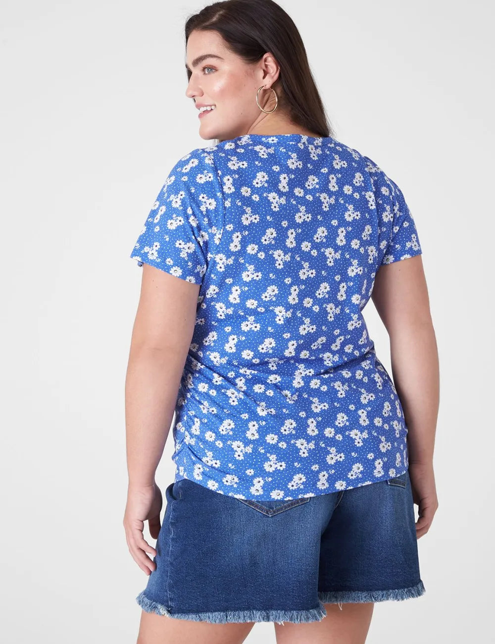 Modern Jersey Side-Ruched Tee