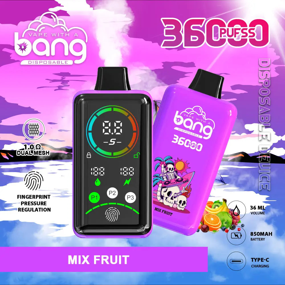 Bang 36000 Power Advanced Fingerprint Power Regulation 36K Puffs Disposable Vape