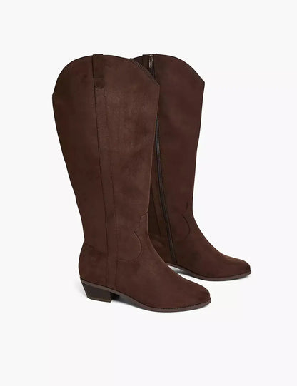 Wide Calf Dream Cloud Western Tall Boot