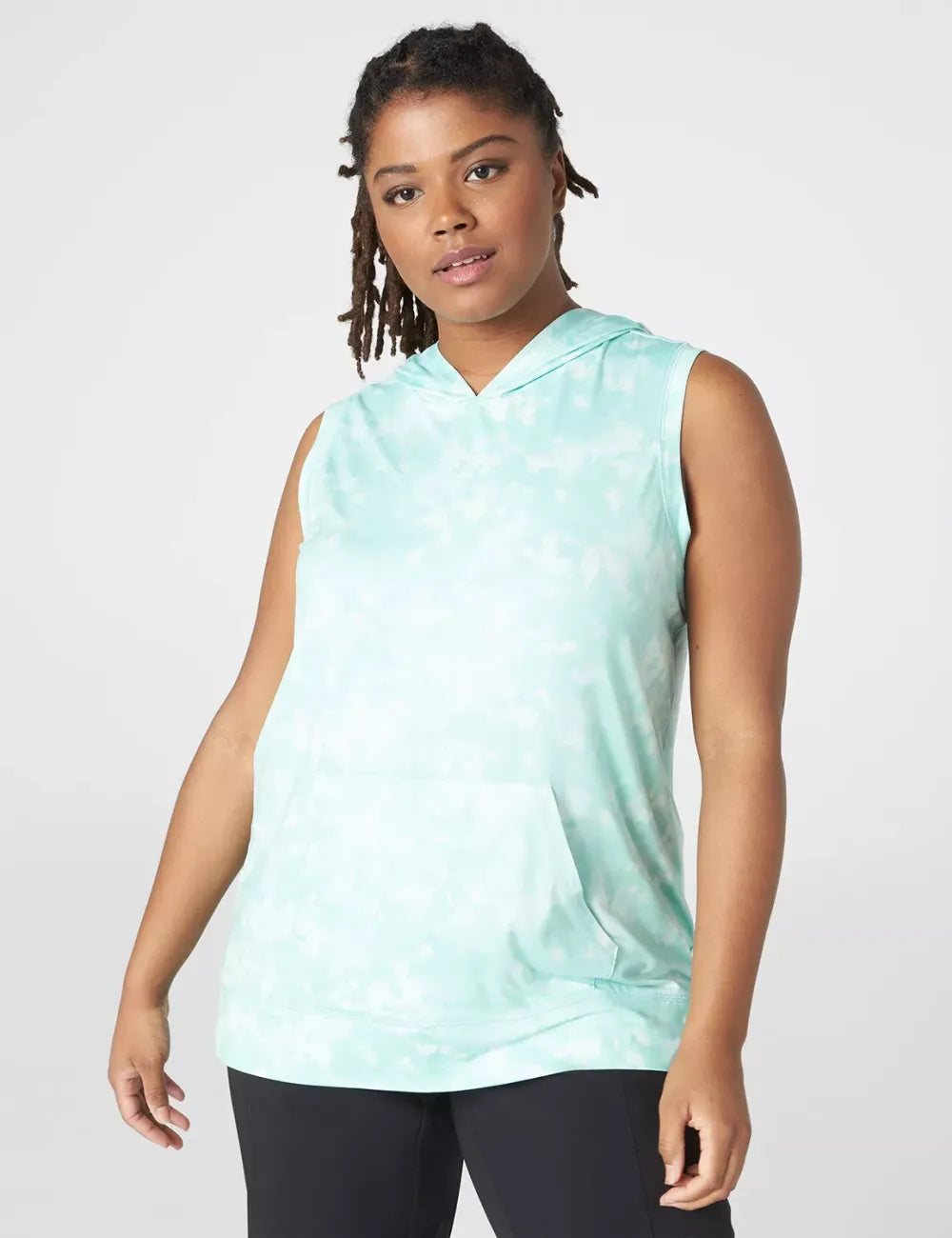 LIVI Soft Hooded Sweatshirt Tank - Tie-Dye