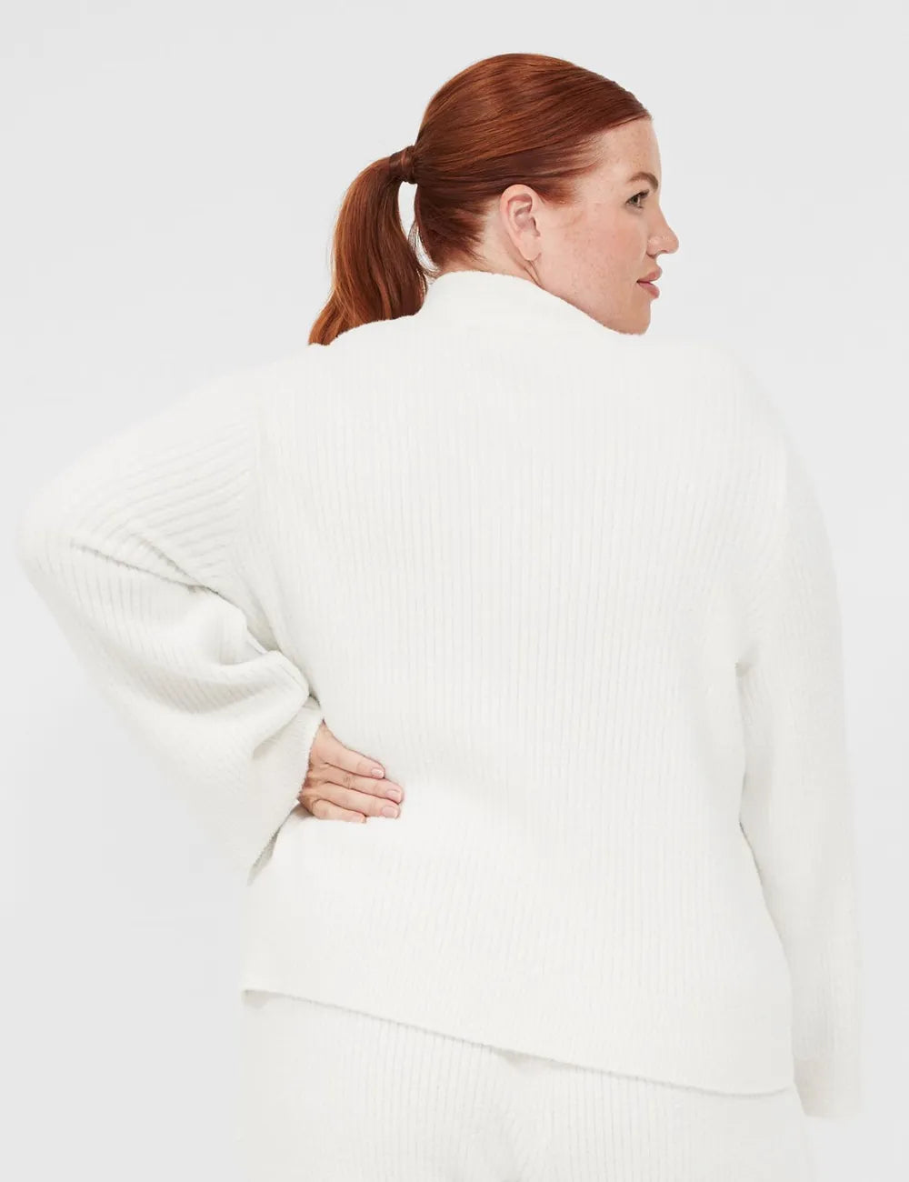 LIVI Lurex Full-Zip Sweater Jacket