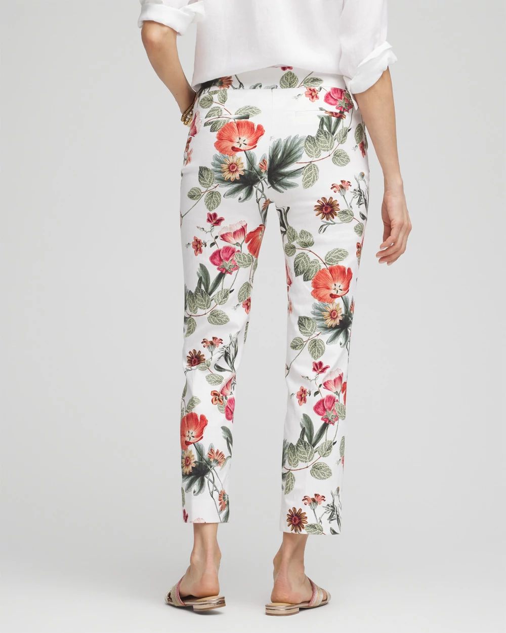 BrigitteTM Slub Cropped Pants