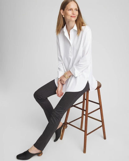 No IronTM Knit Mix Tunic