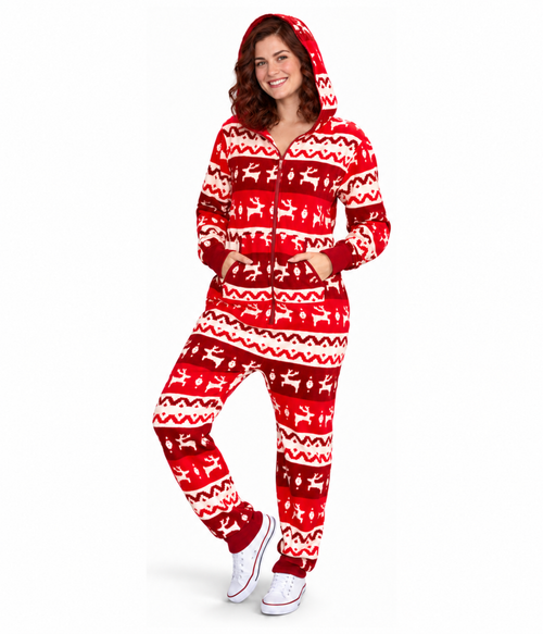 Women's Home For The Holidays Jumpsuit