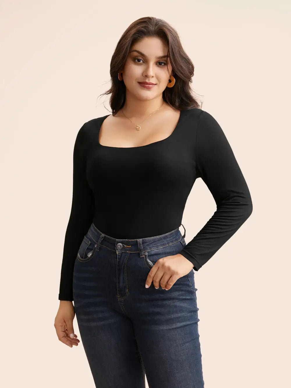Supersoft Essentials Solid U Neck T-Shirt
