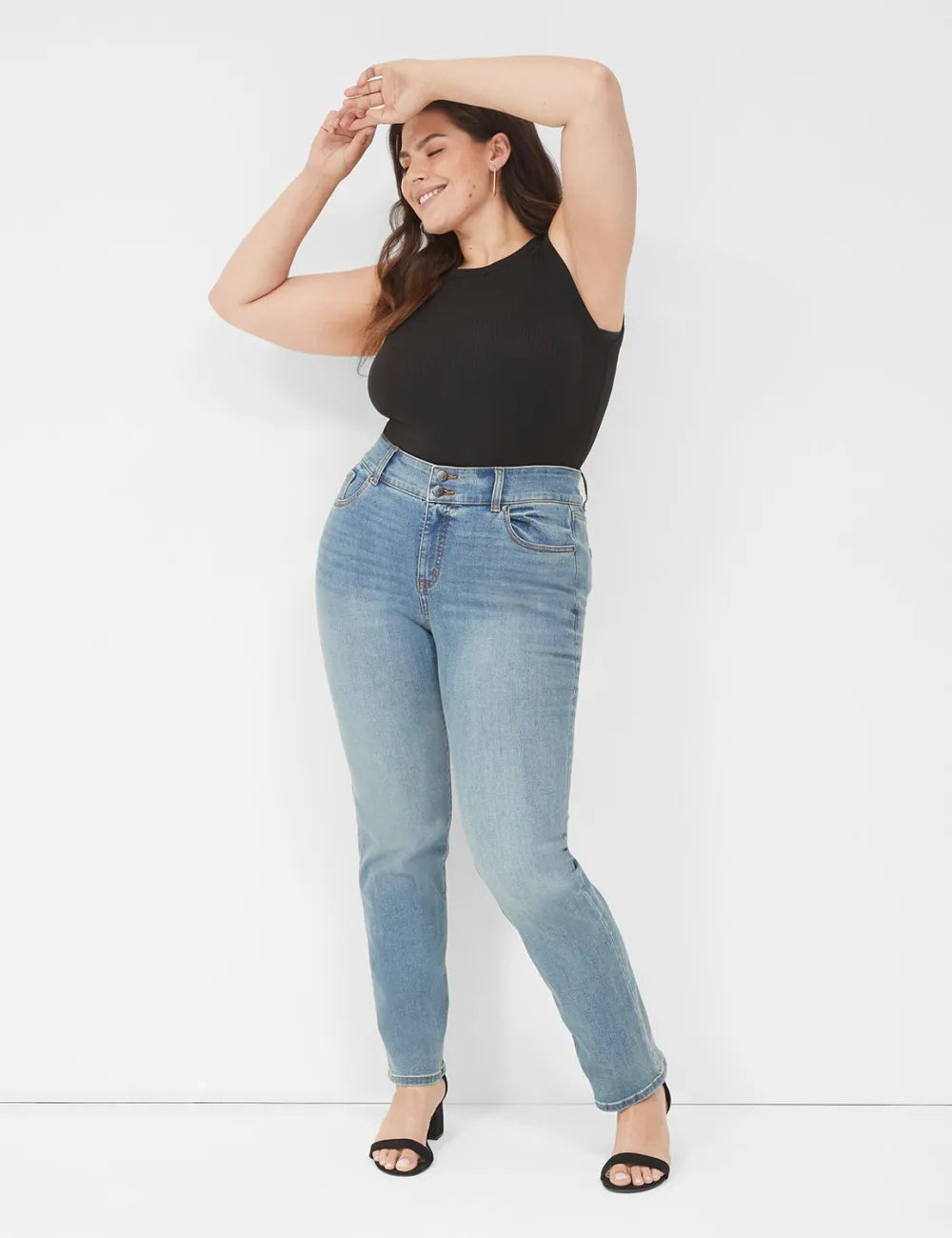 Tighter Tummy High-Rise Straight Jean