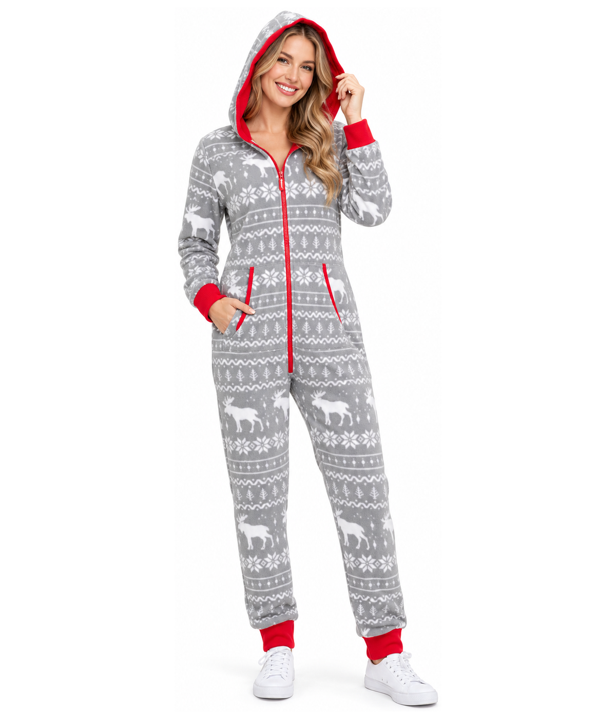 Women's Grey Moose Jumpsuit