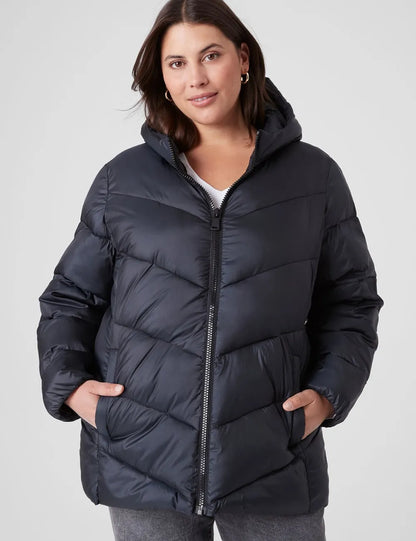 Puffer Coat With Hood