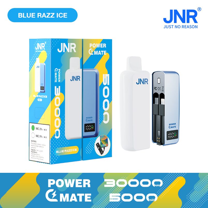 JNR Power Mate 30000 Puffs Smart Screen 5000mAh Power Bank Disposable Vape