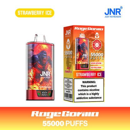 JNR Rage Gorilla 55K 55000 Puffs Smart Display Original Disposable Vape