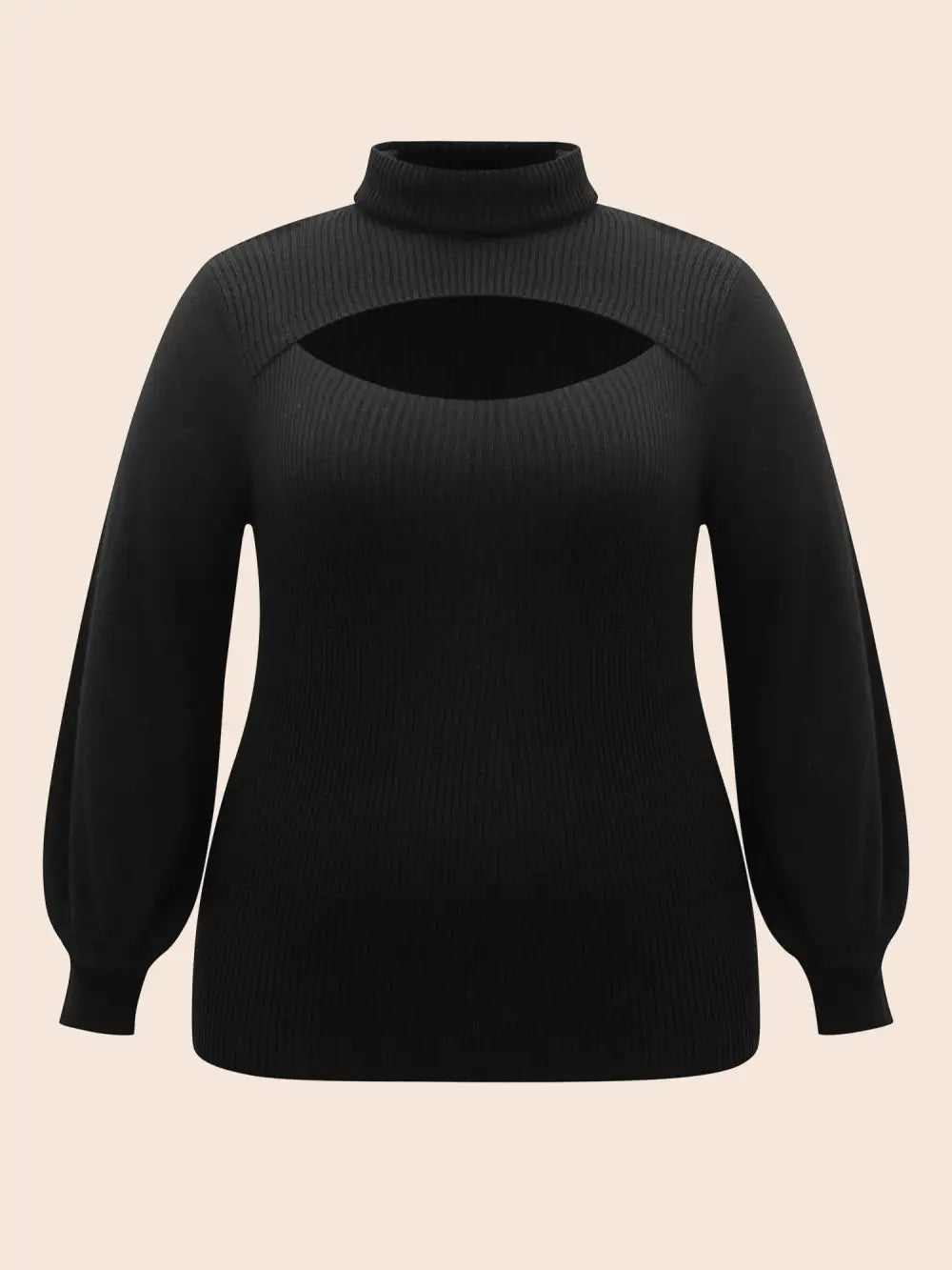 Supersoft Essentials Turtleneck Cut Out Pullover