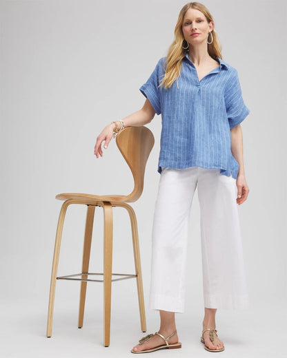 Poplin Culotte Pants
