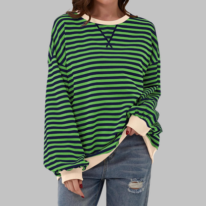 Amelia - Soft-Touch Striped Jumper