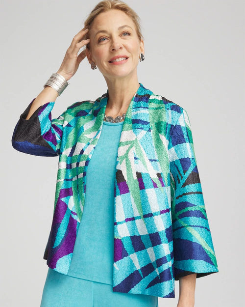 TravelersTM Tropical Nights Reversible Crushed Jacket