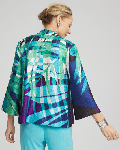 TravelersTM Tropical Nights Reversible Crushed Jacket