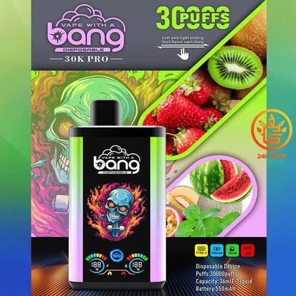 Bang 30K PRO 30000 Puffs Newest Dual Flavor LED Disposable Vape