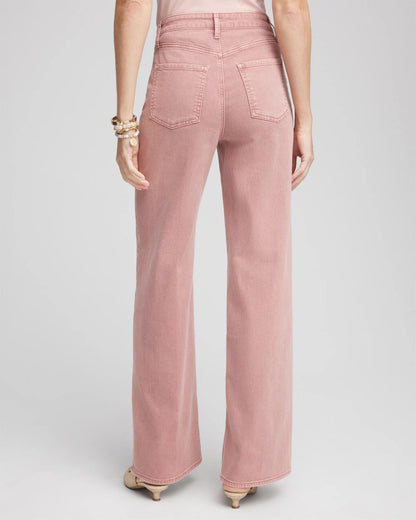 Petite High Rise Wide Leg Jeans