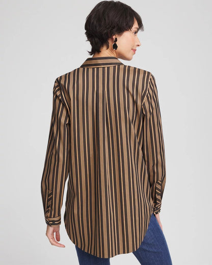 No IronTM Stripe Tunic